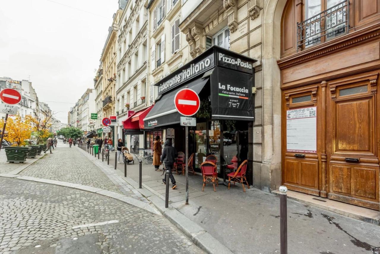 Abbesses - Superbe Appartement Avec Cheminees 巴黎 外观 照片